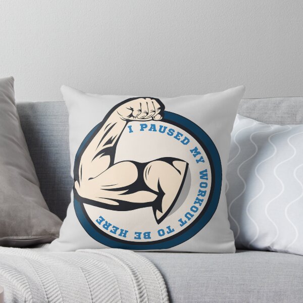 Item preview, I Paused My Workout To Be Here designed and sold by karolaan.