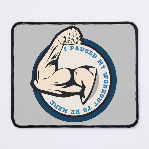 Item preview, I Paused My Workout To Be Here designed and sold by karolaan.