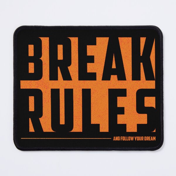 Item preview, 'Break Rules- And Follow Your Dream' Motivational Quote T-Shirt Design designed and sold by deepakrode7.