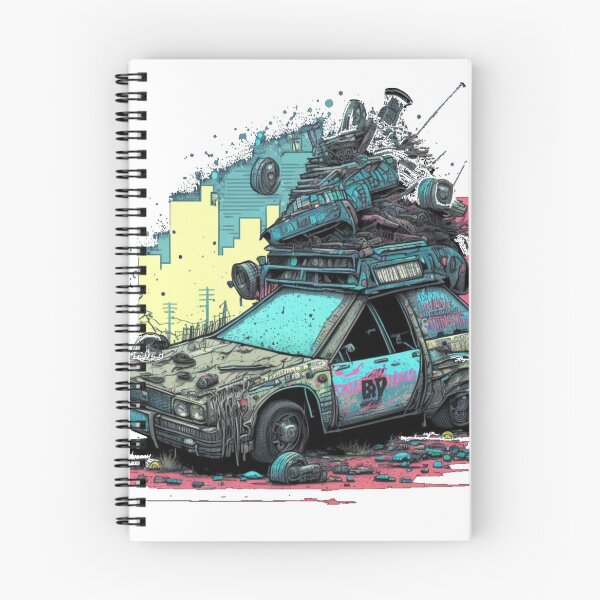 Item preview, Wrecked Cyberjunk Car designed and sold by CartoonrBOY.