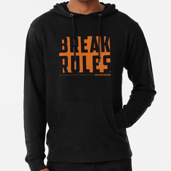 Item preview, 'Break Rules- And Follow Your Dream' Motivational Quote T-Shirt Design designed and sold by deepakrode7.