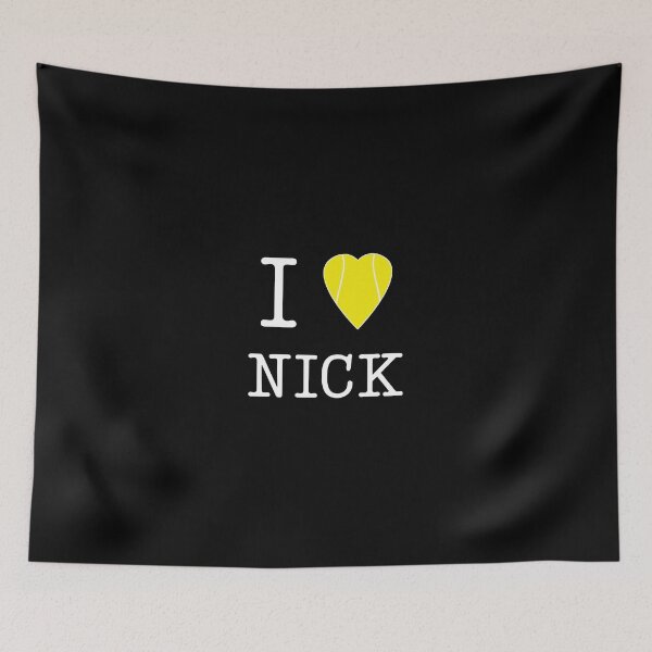 Item preview, I love Nick - Nick Tennis Lovers designed and sold by TieBreak-Tennis.