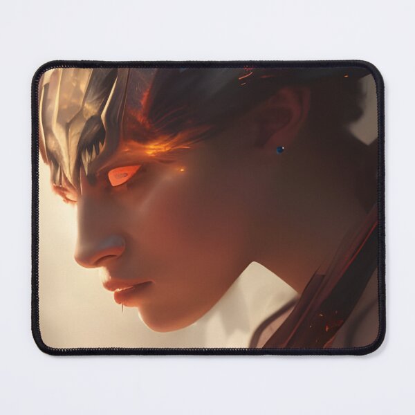Item preview, Fantasy women fire dragon portrait digital artwork designed and sold by banzay89.