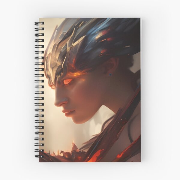 Item preview, Fantasy women fire dragon portrait digital artwork designed and sold by banzay89.