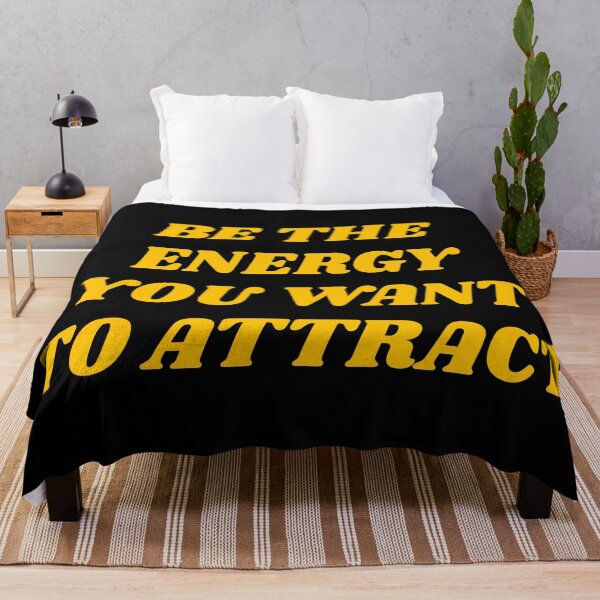 Item preview, Be the energy you want to attract - positive affirmations designed and sold by Inspirationmotivation.