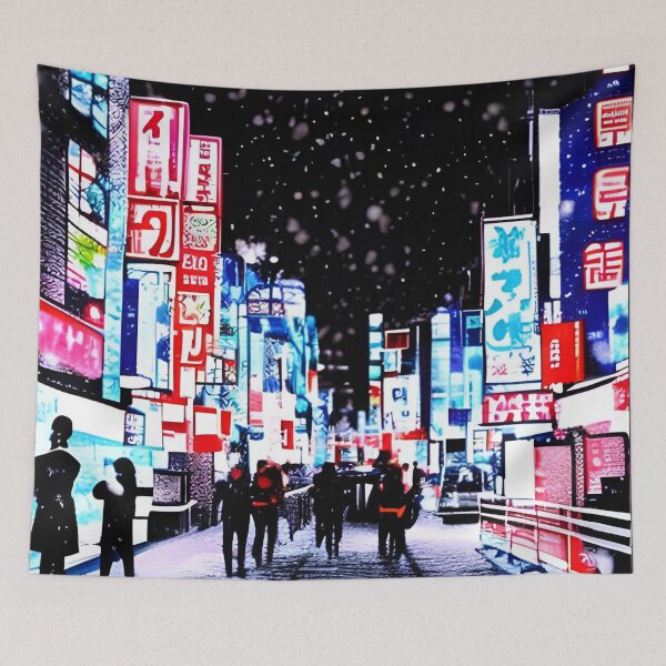 Item preview, Night Tokyo Lights designed and sold by The Love Quill.