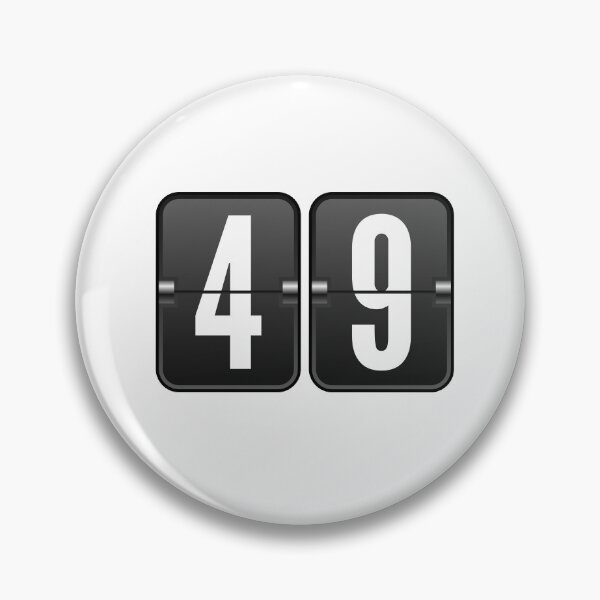 Item preview, Flip Clock Digits 49 designed and sold by Pistacchio Graphic.