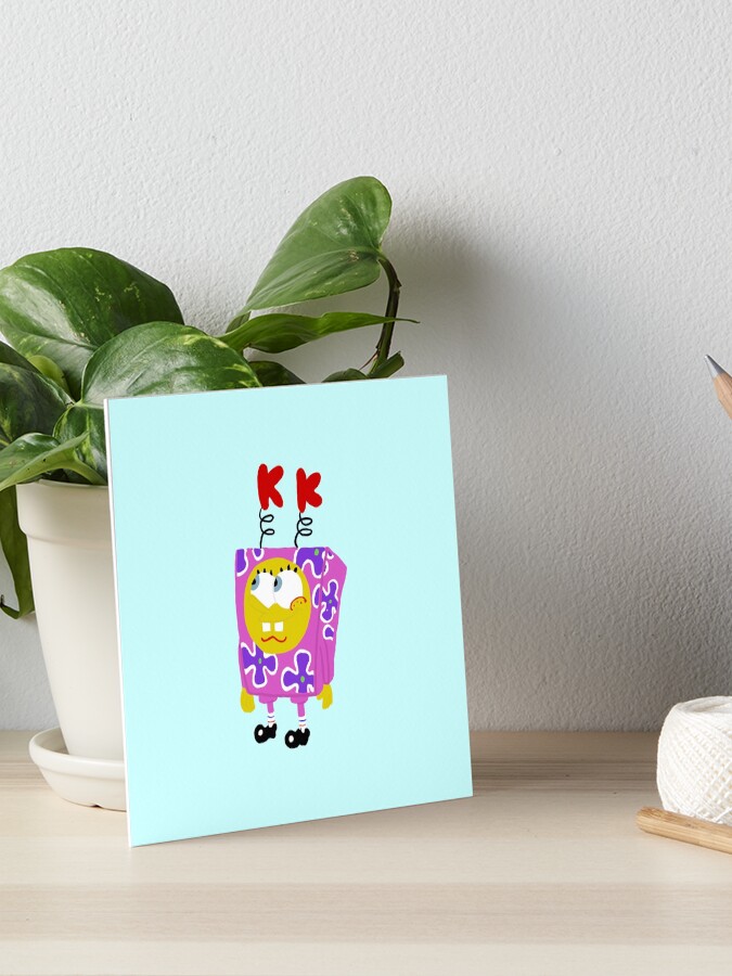 Meep spongebob cockroach | Art Board Print