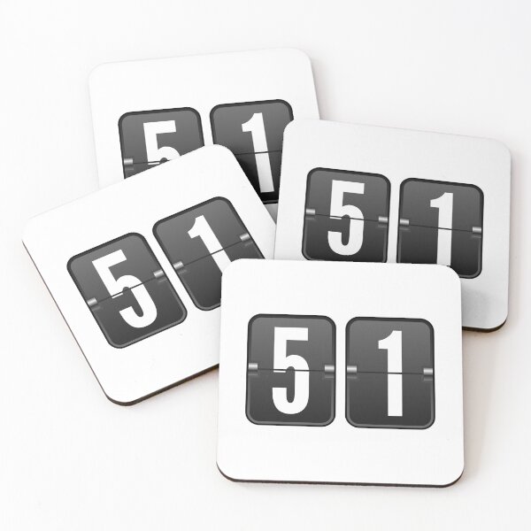 Item preview, Flip Clock Digits 51 designed and sold by Pistacchio Graphic.