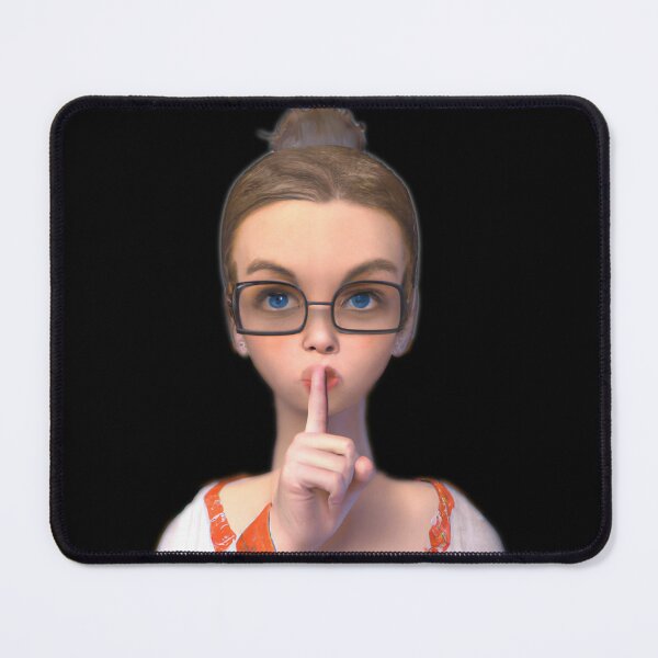 Item preview, Shush Librarian silence sticker shhh-- 3D  designed and sold by glitchman2.