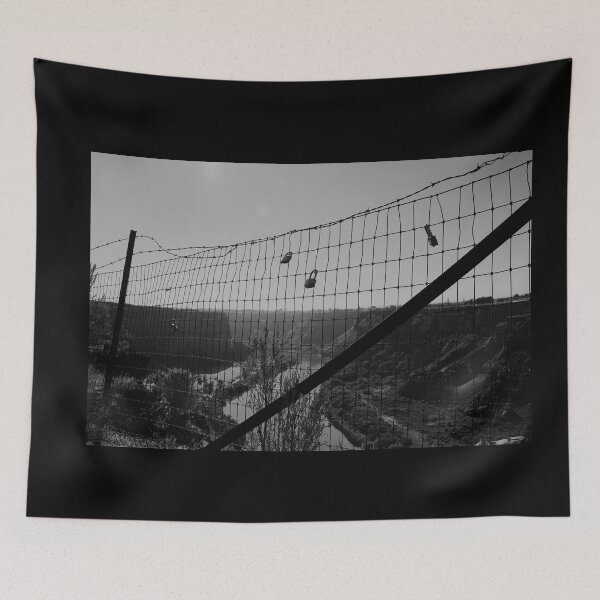 Item preview, Fence at I. B. Perrine Bridge and Snake River designed and sold by chillbilldill.