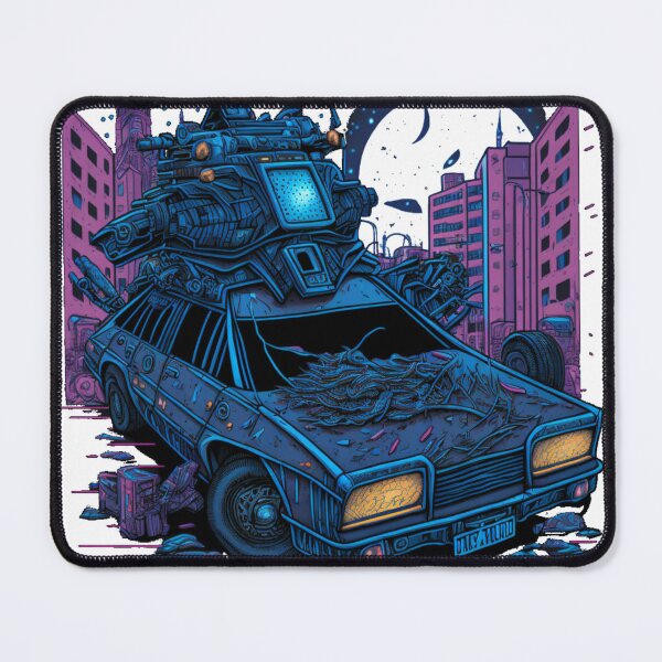 Item preview, Wrecked Cyberjunk Car designed and sold by CartoonrBOY.