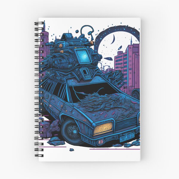 Item preview, Wrecked Cyberjunk Car designed and sold by CartoonrBOY.