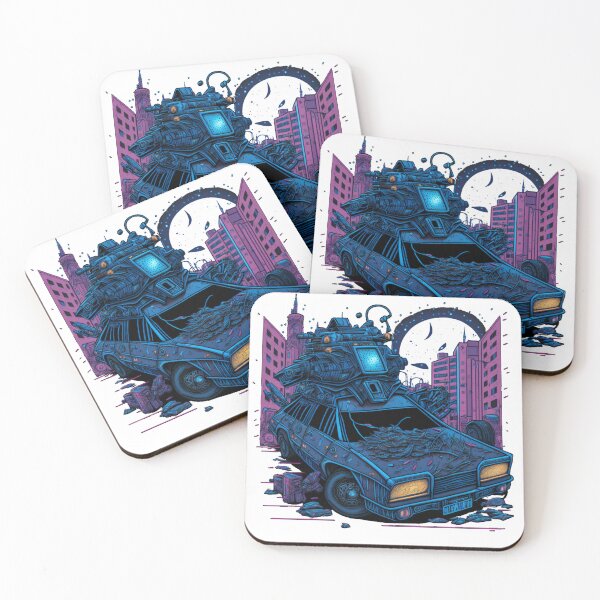 Item preview, Wrecked Cyberjunk Car designed and sold by CartoonrBOY.