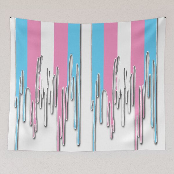 Item preview, DRIP (Trans Flag) designed and sold by TheTransStyle.