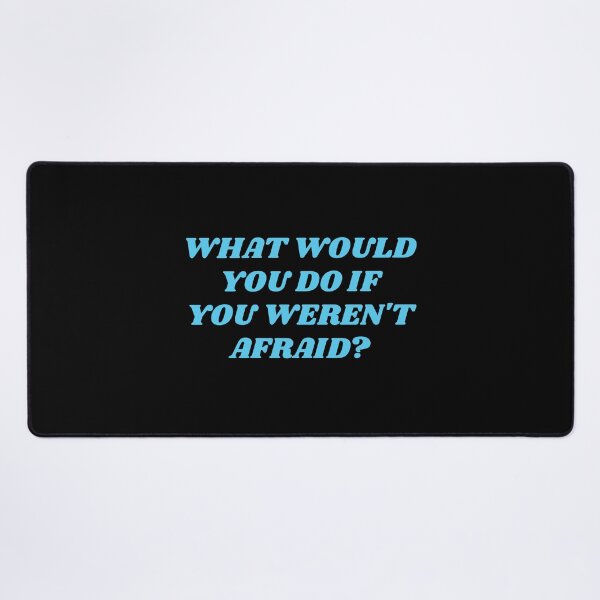 Item preview, What would you do if you weren't afraid - motivational phrases  designed and sold by Inspirationmotivation.