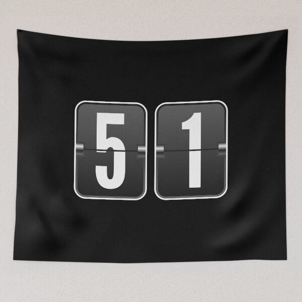 Item preview, Flip Clock Digits 51 designed and sold by Pistacchio Graphic.