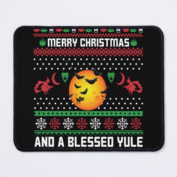Item preview, Merry Christmas and a Blessed Yule Ugly Christmas Sweather designed and sold by RepublicOfFire.