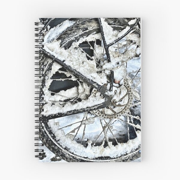 Item preview, Bicycle tire in snow - winter  designed and sold by CoolShirtDepot.