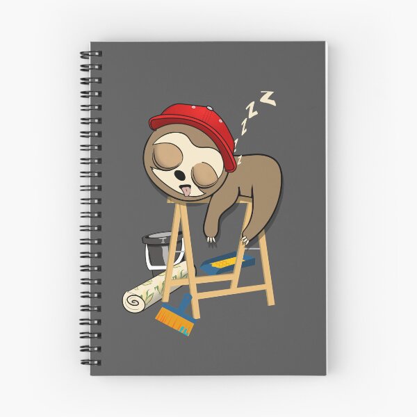 Item preview, Painter decorator sleepy sloth designed and sold by TipTopTapo.