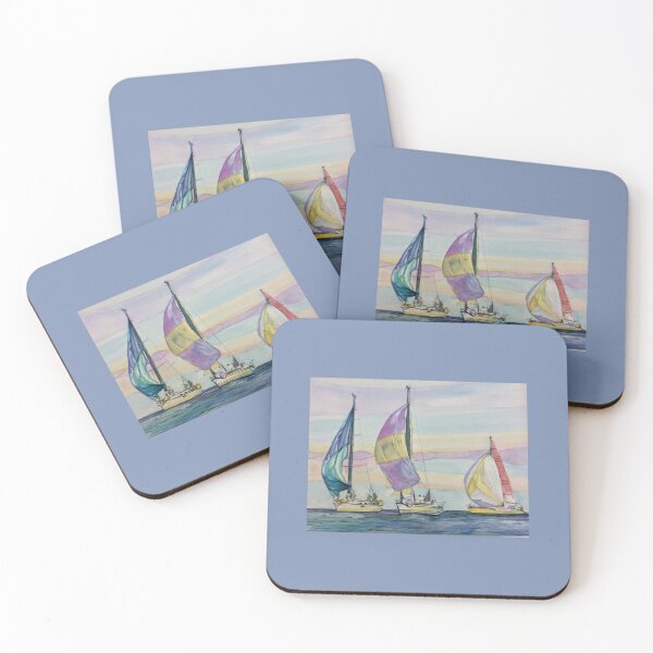 Item preview, Yachts racing in the Atlantic Ocean during Schull Regatta  designed and sold by Cefercom.