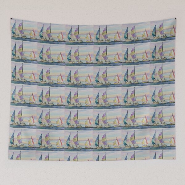 Item preview, Yachts racing in the Atlantic Ocean during Schull Regatta  designed and sold by Cefercom.