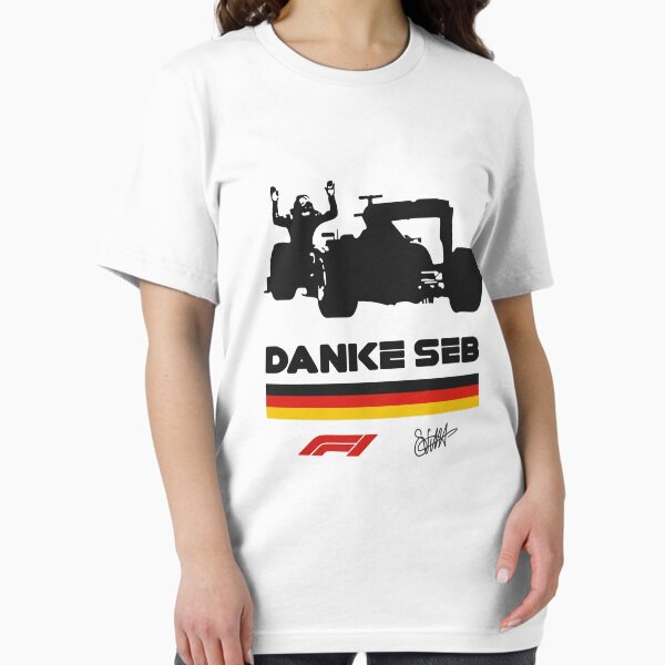 Aperçu de l'œuvre Danke Seb Sebastian Vettel créée et vendue par Art Wear.
