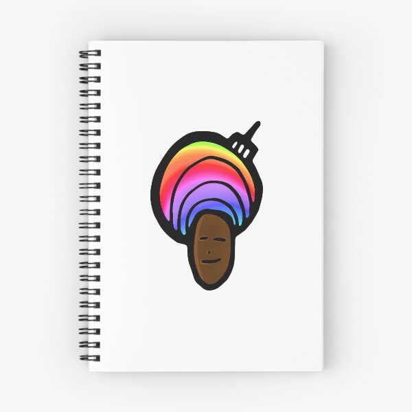 Item preview, Rainbow Afro Doodle Dude designed and sold by vandervisuals.