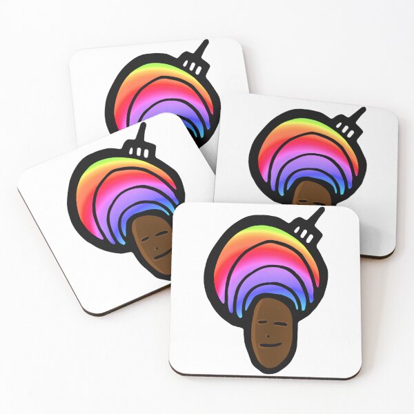 Item preview, Rainbow Afro Doodle Dude designed and sold by vandervisuals.