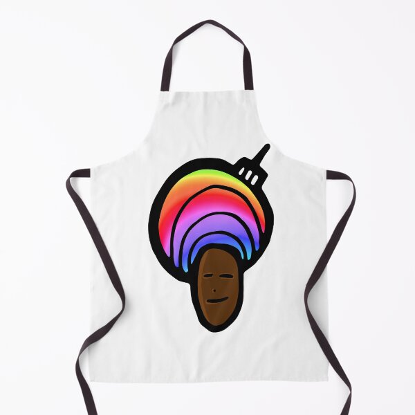Item preview, Rainbow Afro Doodle Dude designed and sold by vandervisuals.