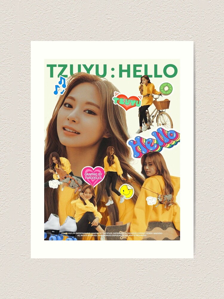 Tzuyu Hello Aesthetic Magazine Fashion Cover 90s Kawaii Y2k