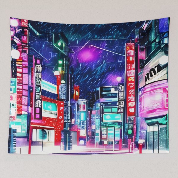 Item preview, Night Tokyo Lights designed and sold by The Love Quill.