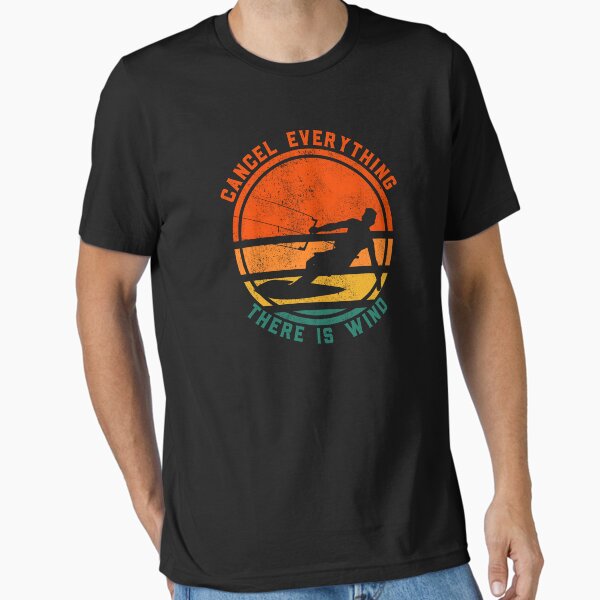 Item preview, Cancel Everything There Is Wind Funny Kitesurfing designed and sold by ZeitgeistStyle.