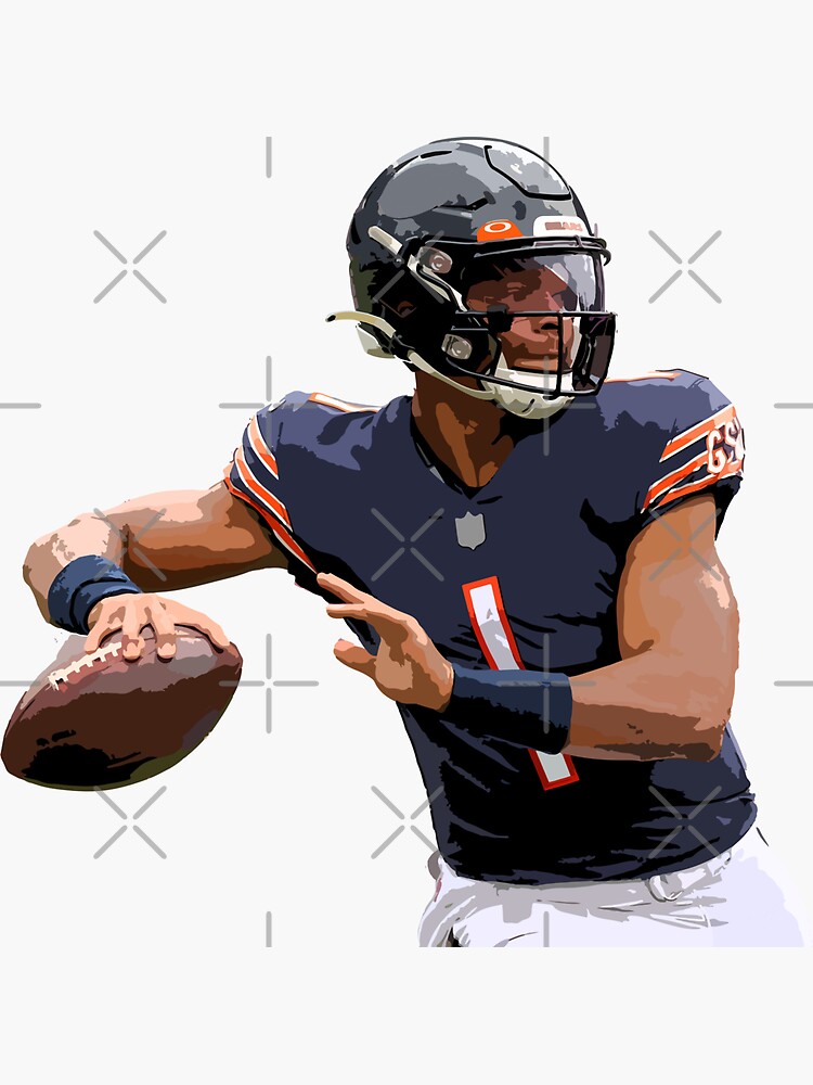 Soldier Fields, Justin Fields, Chicago Bears Kids T-Shirt for Sale by  be-claireful