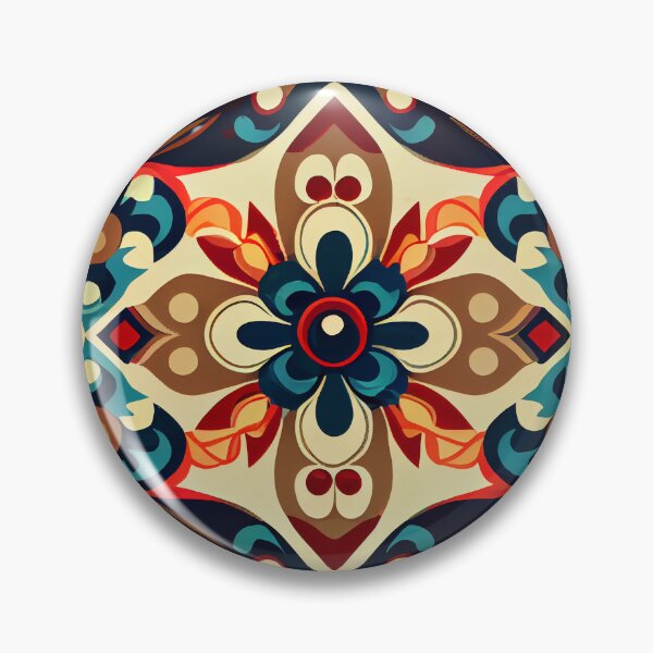 Artikelvorschau, Elegant Fancy Flat Colorful Pattern Digital Painting entworfen und verkauft von CodeAndColors.
