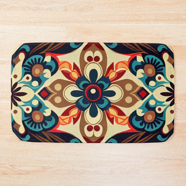 Artikelvorschau, Elegant Fancy Flat Colorful Pattern Digital Painting entworfen und verkauft von CodeAndColors.
