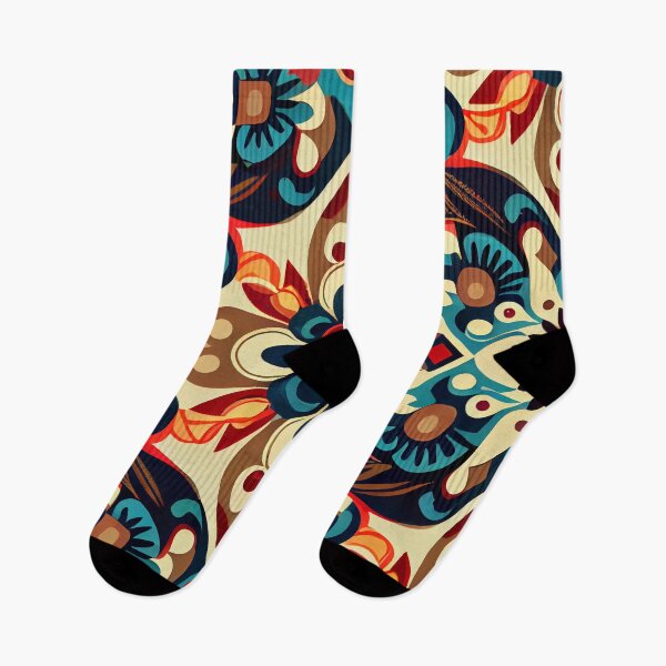 Artikelvorschau, Elegant Fancy Flat Colorful Pattern Digital Painting entworfen und verkauft von CodeAndColors.