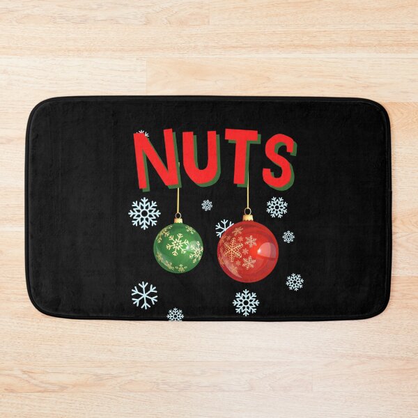 Item preview, Funny Christmas Matching Couples Shirt Chest Nuts Ornaments designed and sold by ibeargifts.
