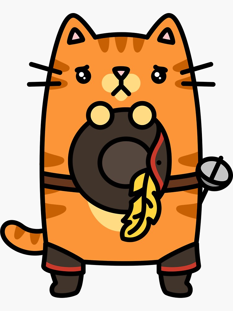 "Boots Cat Sticker" Sticker for Sale by catsbysas Redbubble