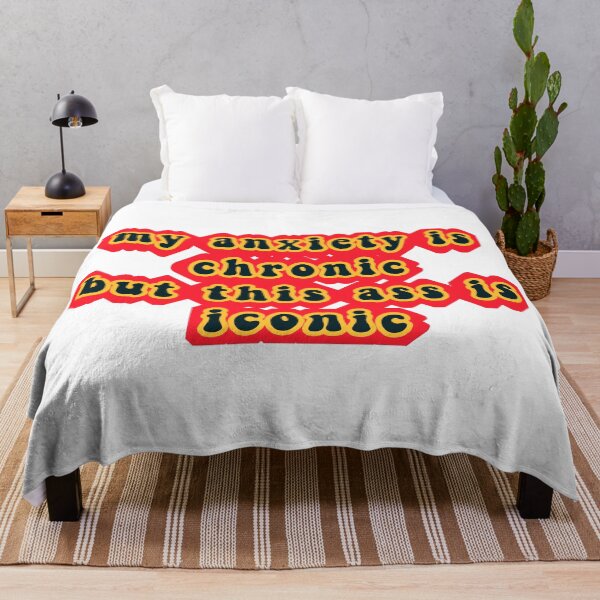 Item preview, My Anxiety Is Chronic But This Ass Is Iconic - Neurodiversity - Funny Anxiety Gifts - Anxiety Awareness - Inclusion Shirt - Positive designed and sold by Stixdesigns.