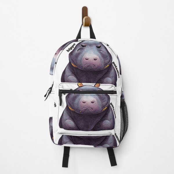 Item preview, A large hippopotamus looking a bit perturbed. designed and sold by liana campbell.