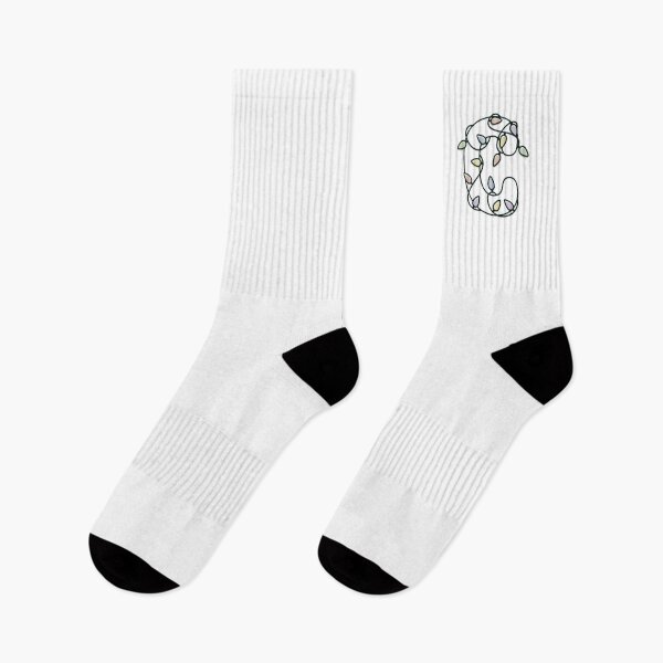 Item preview, Letter C with Christmas Lights Winter Holidays Monogram Capital letter C designed and sold by KateBilous.