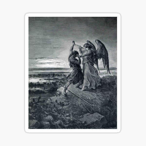 Item preview, Gustave Dore - Jacob Wrestling with the Angel designed and sold by Lunarmonde.