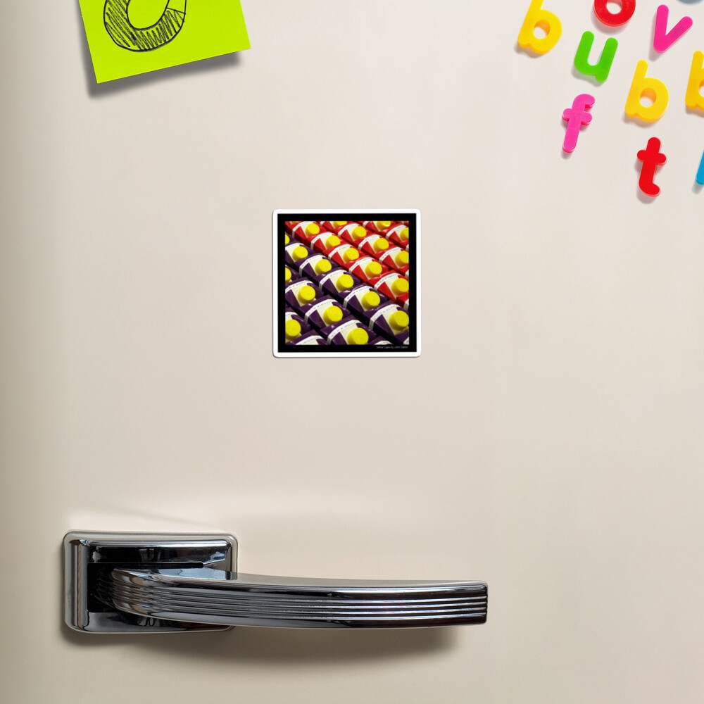 Yellow Caps Magnet
