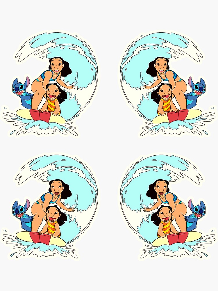 Stitch Lilo Eyeball Decal Funny Disney Cute Water Glossy Disney Sticker 
