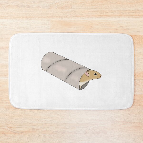 Item preview, Cute golden gerbil in a cardboard tube designed and sold by Becky-Marie.