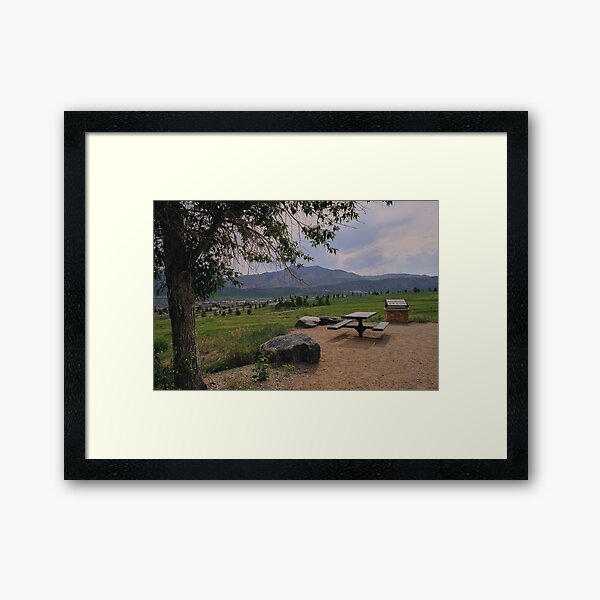 Item preview, View of Forsberg Iron Spring Park picnic area designed and sold by chillbilldill.