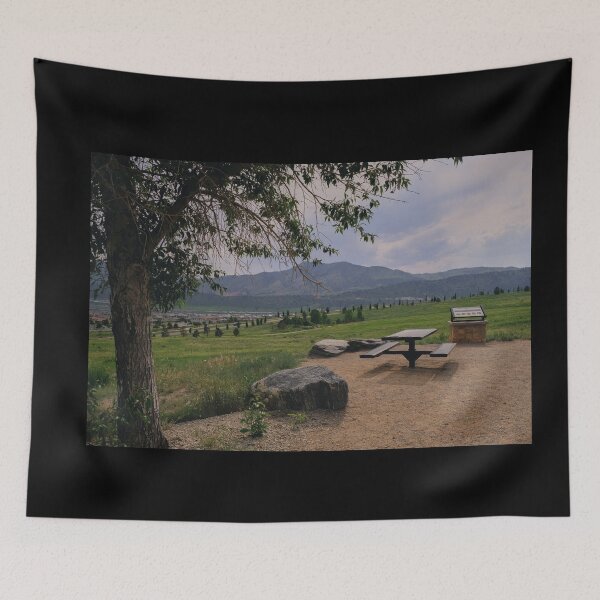 Item preview, View of Forsberg Iron Spring Park picnic area designed and sold by chillbilldill.