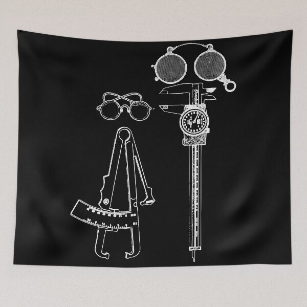 Item preview,  caliper funny illustration of husbend and wife   designed and sold by ismdesigner.