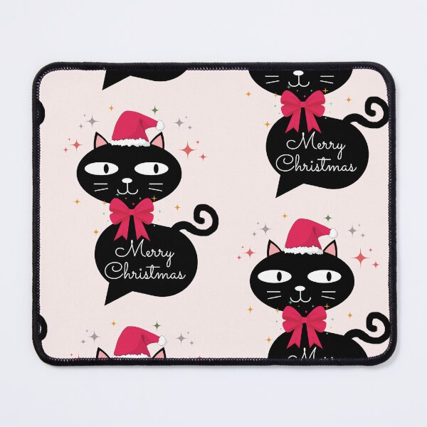 Item preview, Cute black cat Merry christmas 2023 designed and sold by faizaart.